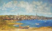 DAVID LAZARUS OIL ON CANVAS "V