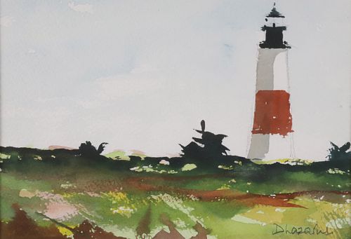 DAVID LAZARUS WATERCOLOR ON PAPER