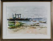 DAVID LAZARUS WATERCOLOR ON PA