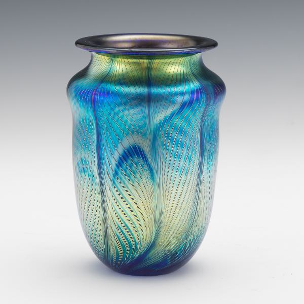 DAVID LOTTON "THREADED WEB" GLASS