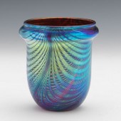 DAVID LOTTON VASE, "THREADED W