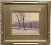 David Lussier  oil on panel  W