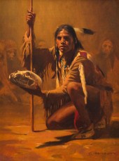 DAVID MANN (1948-), LAKOTA SHA