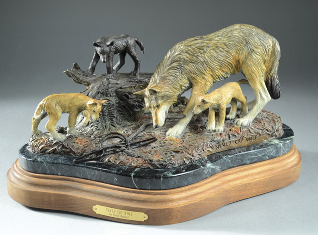 DAVID MANUEL BRONZE SCULPTURE