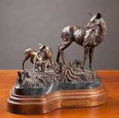 DAVID MANUEL BRONZE SCULPTURE