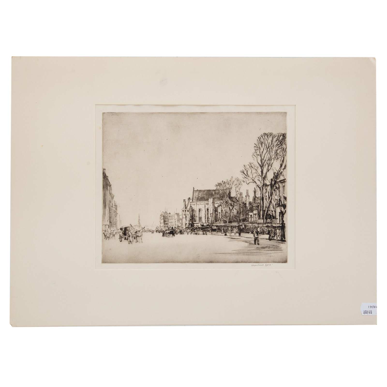 DAVID MUIRHEAD BONE. "DEMOLITION OF