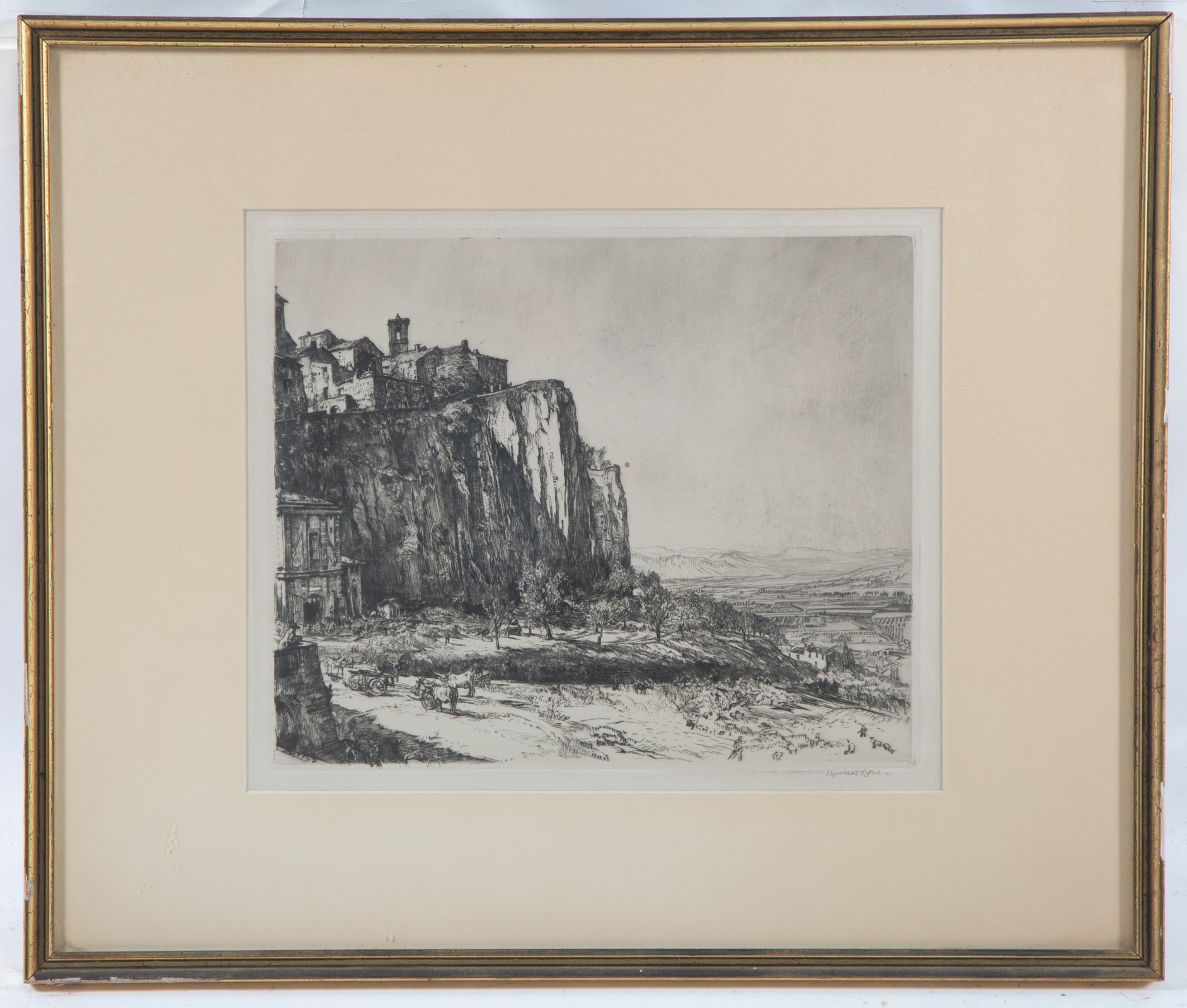 DAVID MUIRHEAD BONE. "ORVIETO,"