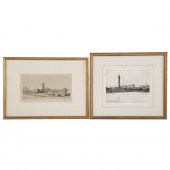 DAVID MUIRHEAD BONE. TWO FRAME