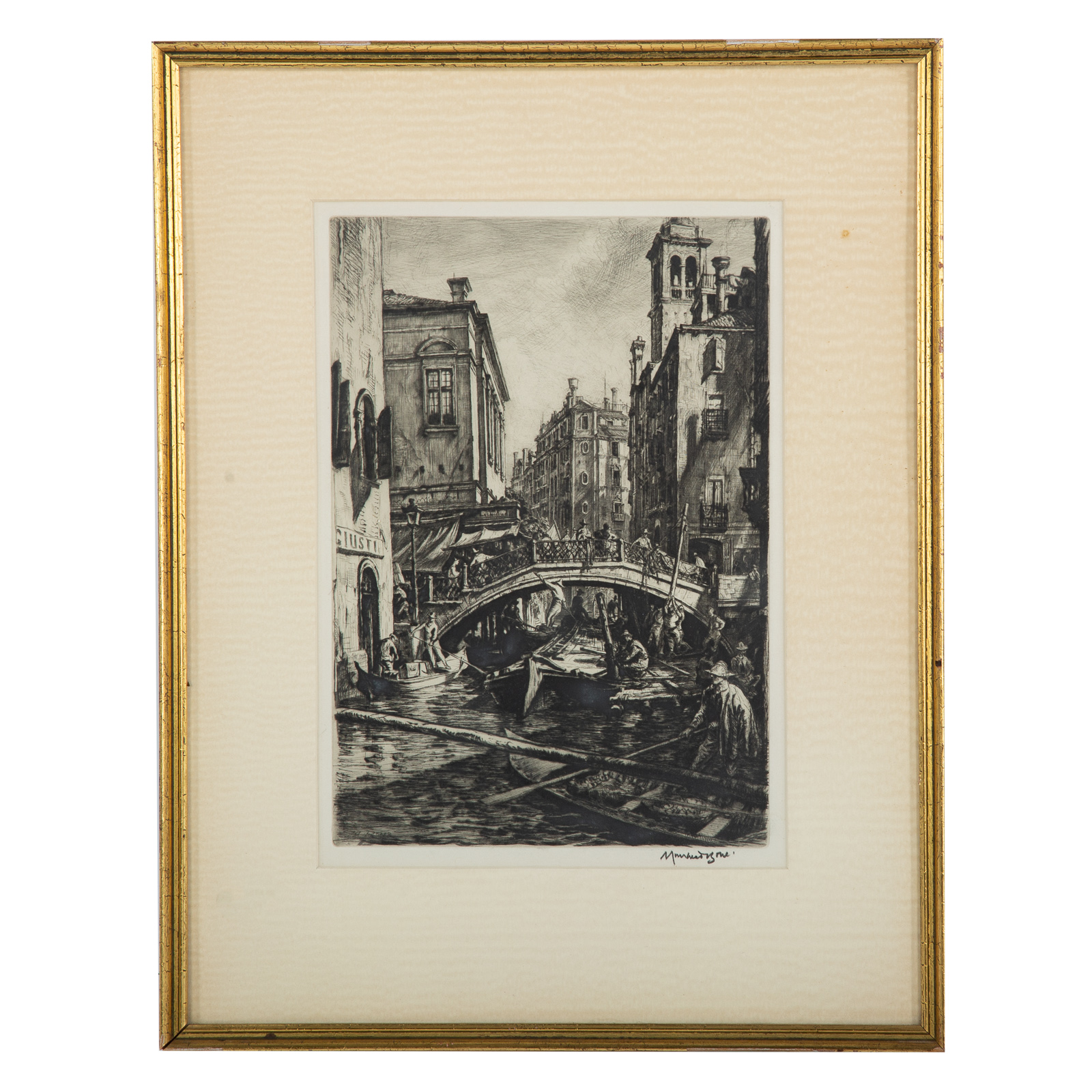 DAVID MUIRHEAD BONE. "VENICE,"