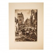 DAVID MUIRHEAD BONE. "VENICE,"