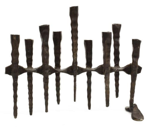DAVID PALOMBO (D.1966) IRON MENORAH