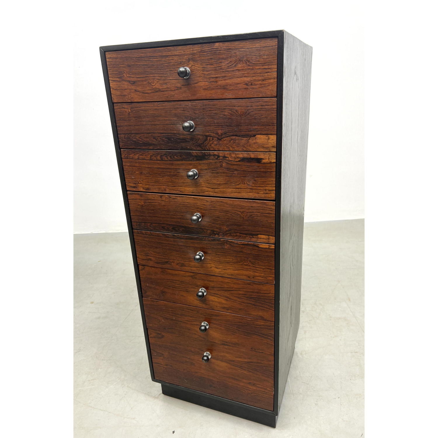 DAVID PARMELEE 8 Drawer Ebonized