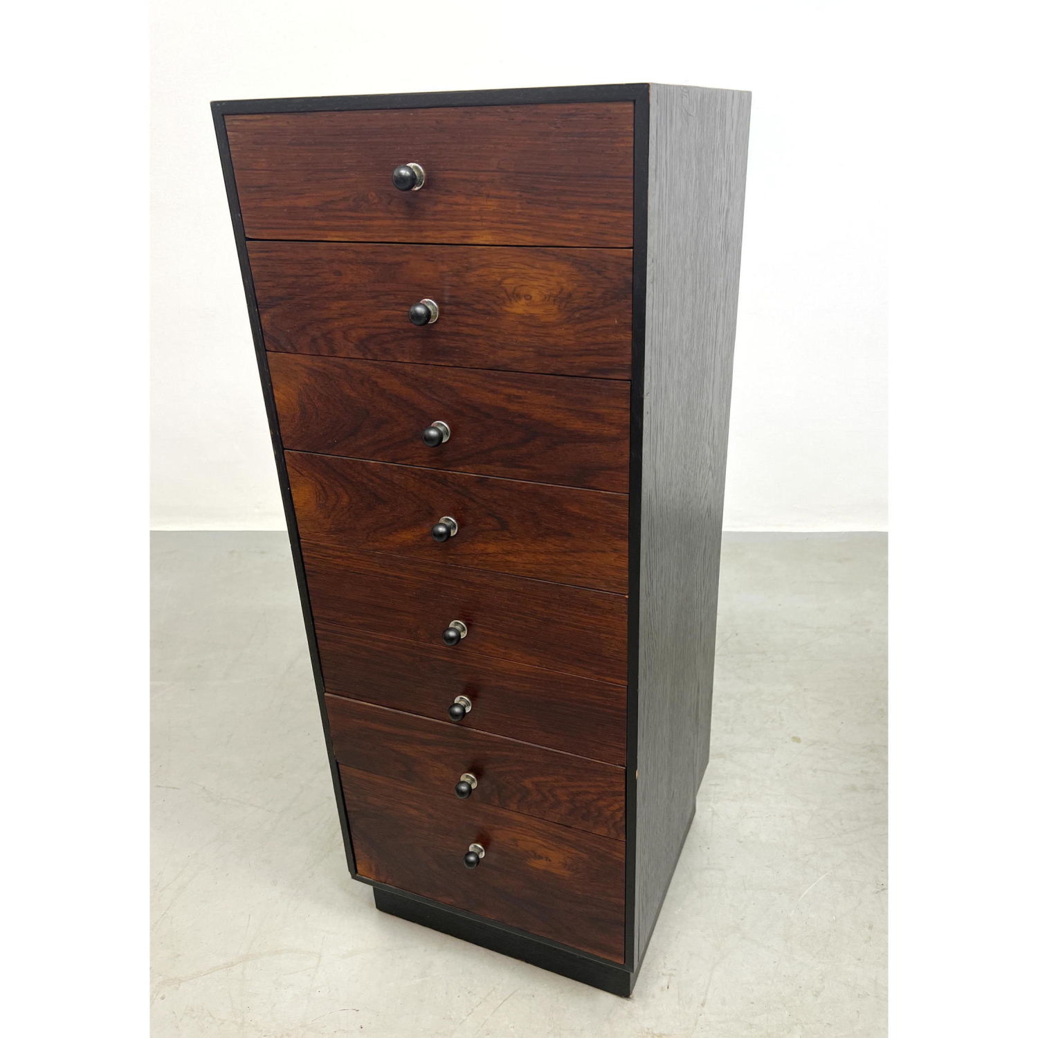 DAVID PARMELEE 8 Drawer Ebonized