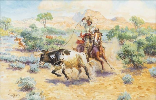 DAVID POWELL (B.1954) WESTERN
