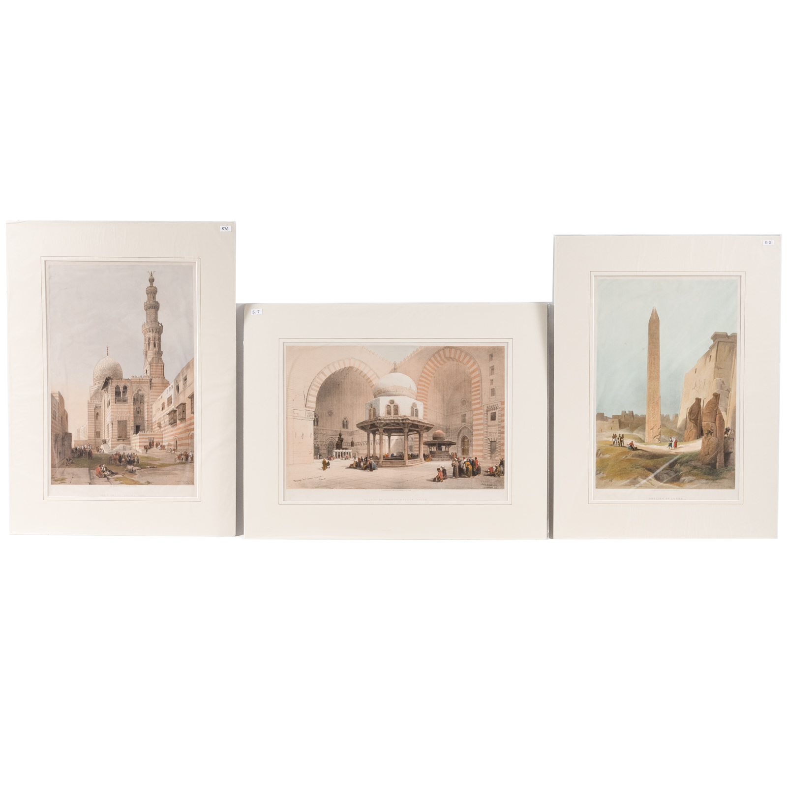DAVID ROBERTS. THREE ORIENTALIST