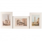 DAVID ROBERTS. THREE ORIENTALI
