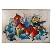 DAVID SCHLUSS B.1943 DANCERS &