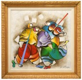 DAVID SCHLUSS MIXED MEDIA 'CEL