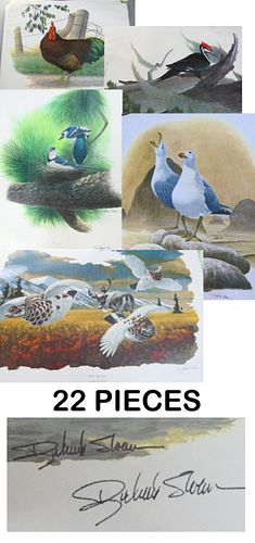 DAVID SLOAN (22) LARGE LITHOS OF