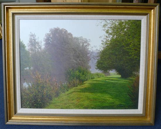 David Smith (1920-1998) oil on
