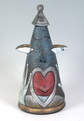 DAVID STABLEY LIDDED VESSEL WI