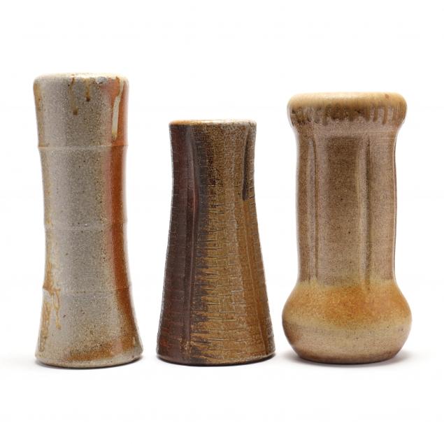 DAVID STUEMPFLE (NC), THREE POTTERY