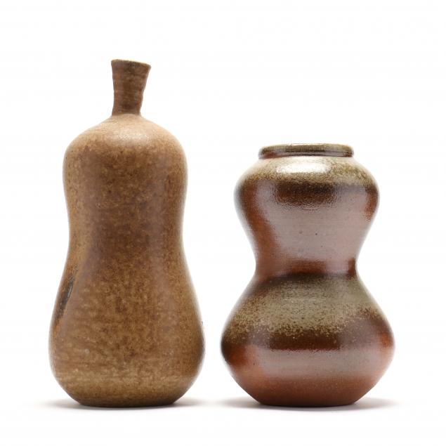 DAVID STUEMPFLE (NC), TWO POTTERY