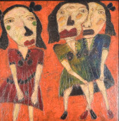 DAVID TINSLEY ACRYLIC ON BOARD