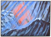 DAVID TRUE (NY, B.1942) ACRYLI