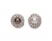 DAVID WEBB PLATINUM, PEARL, AN