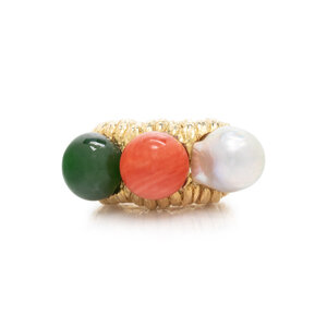 DAVID WEBB, YELLOW GOLD AND