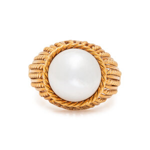 DAVID WEBB, YELLOW GOLD AND