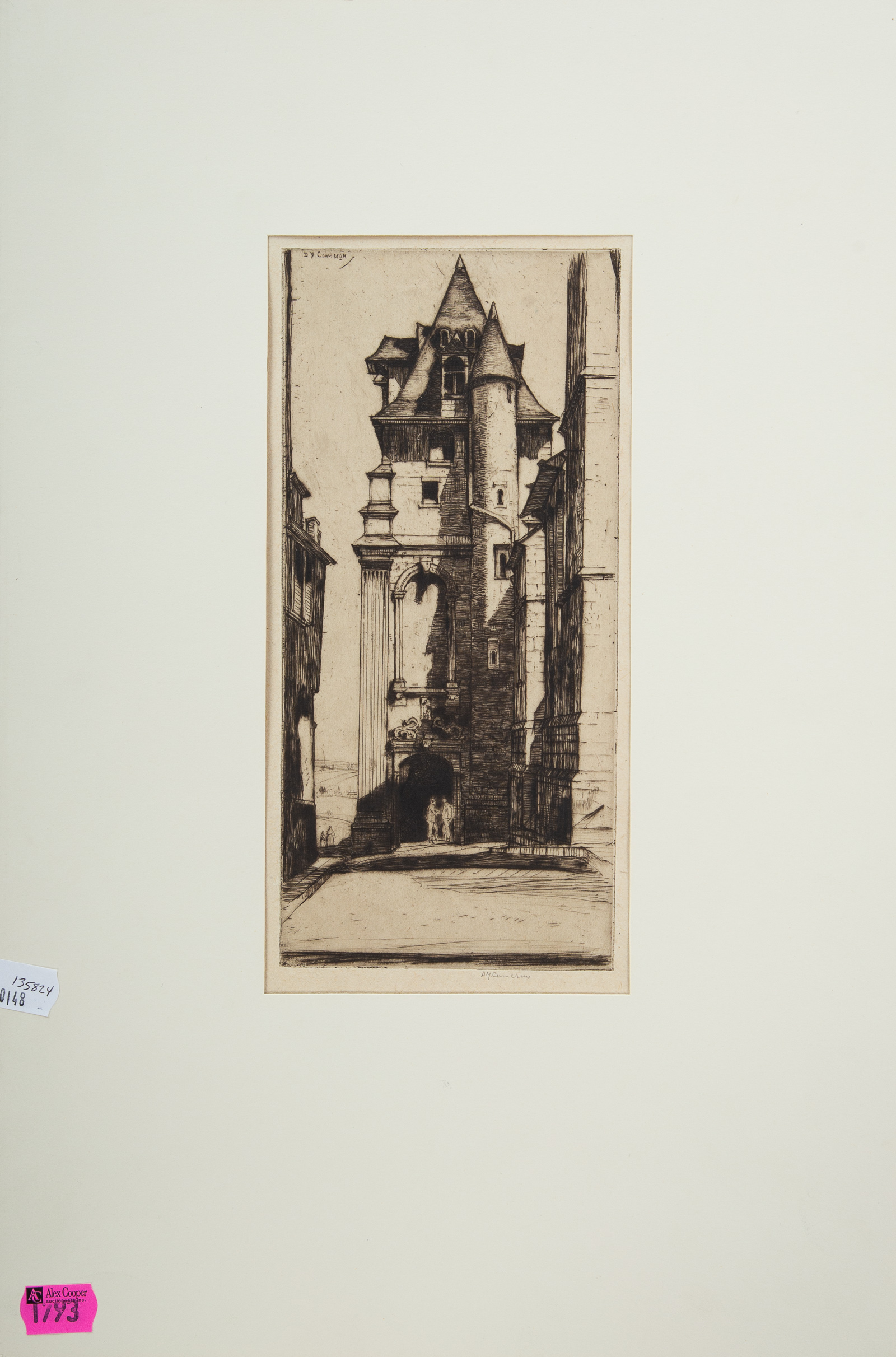 DAVID YOUNG CAMERON. "ST. AIGNAN,