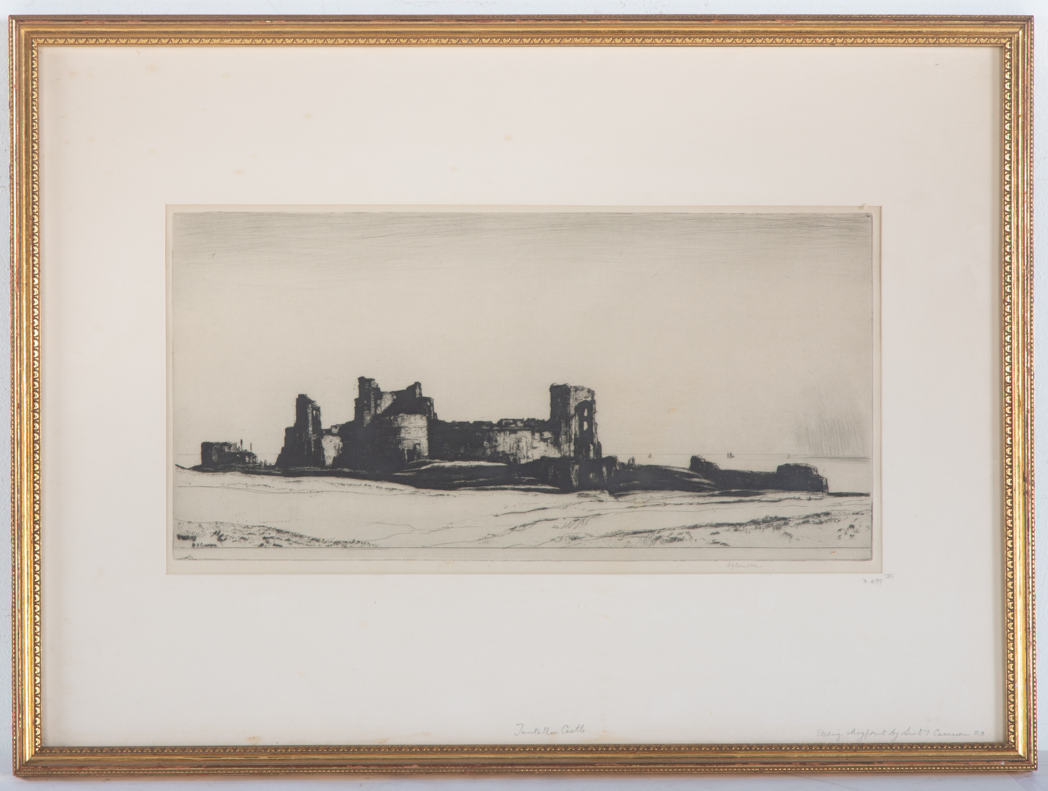 DAVID YOUNG CAMERON. "TANTALLON