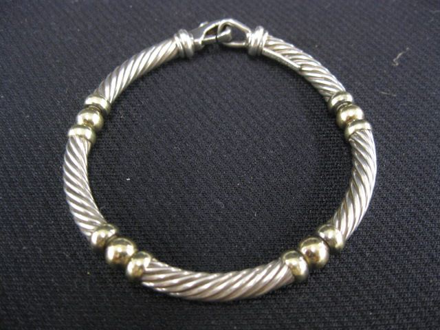 David Yurman 14k Gold & Sterling