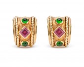 DAVID YURMAN 14K GOLD AND GEMS