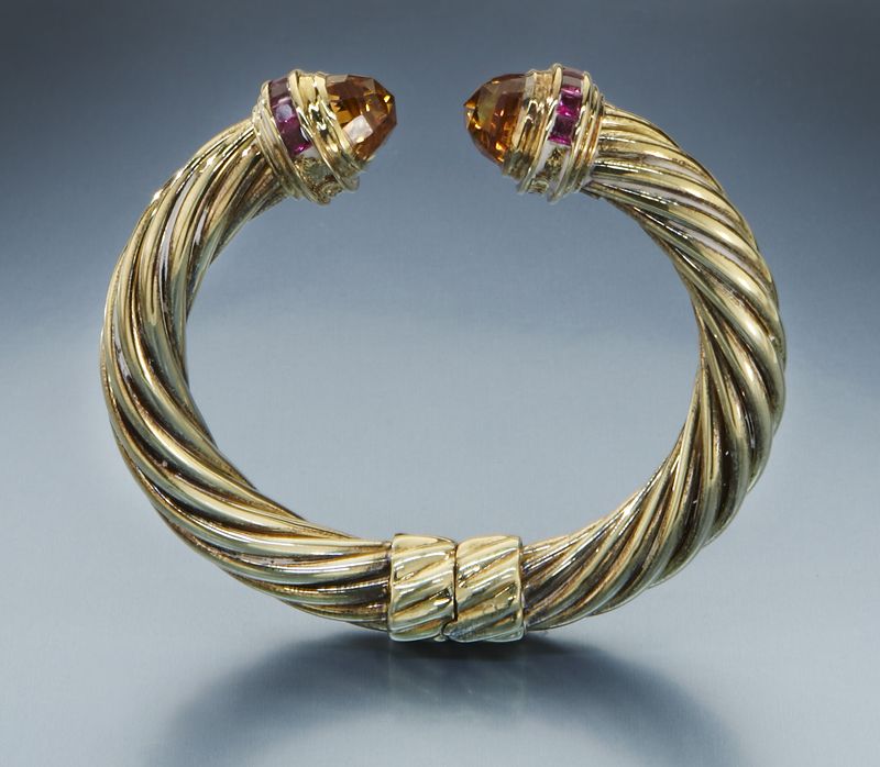 David Yurman 14K gold hinge