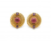 DAVID YURMAN 14K GOLD, TOURMAL