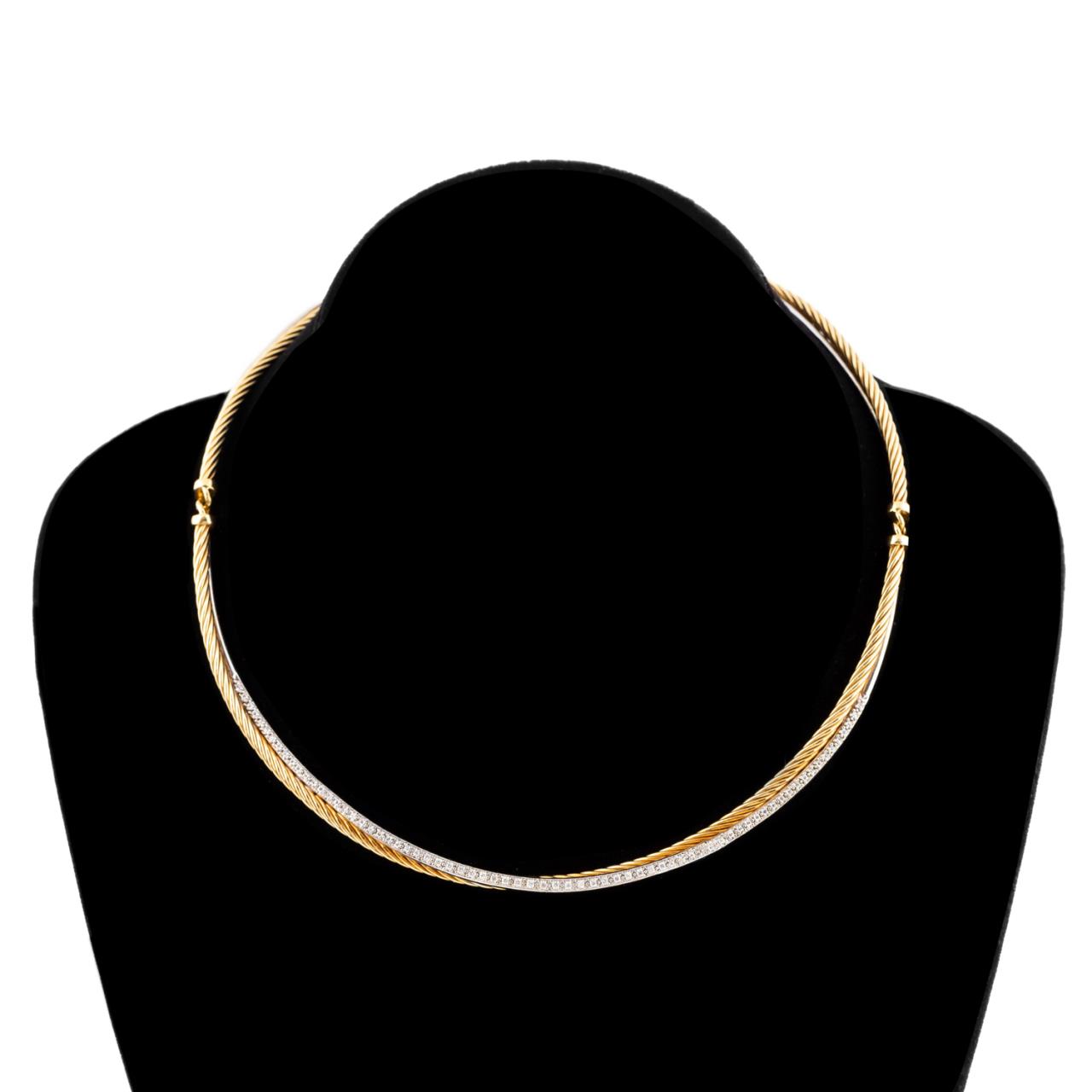 DAVID YURMAN 18K 2-TONE GOLD &