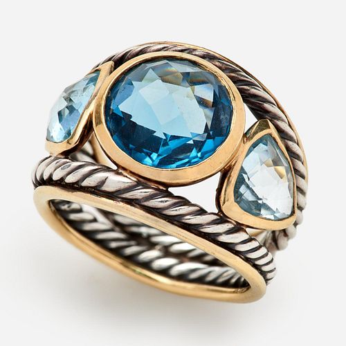 DAVID YURMAN BLUE TOPAZ RENAISSANCE