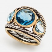 DAVID YURMAN BLUE TOPAZ RENAIS