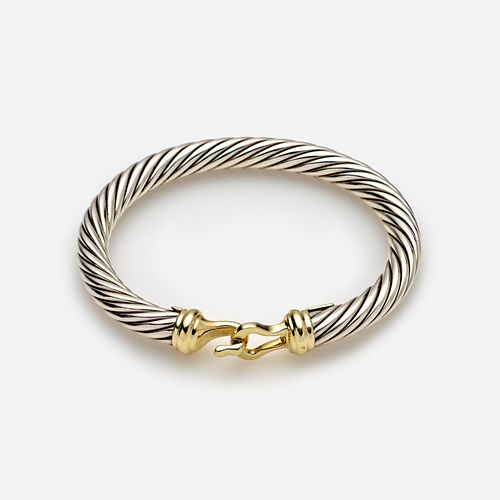 DAVID YURMAN CABLE HOOK BRACELET: