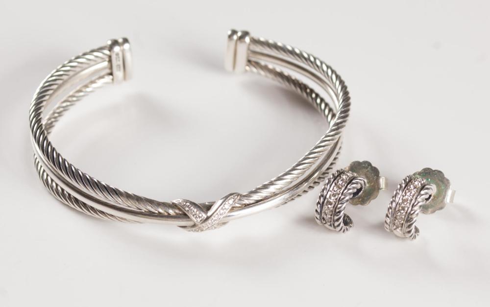 DAVID YURMAN DIAMOND AND STERLING