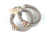 DAVID YURMAN HOOP EARRINGS eac