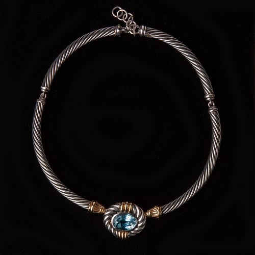 DAVID YURMAN METRO TOPAZ COLLAR