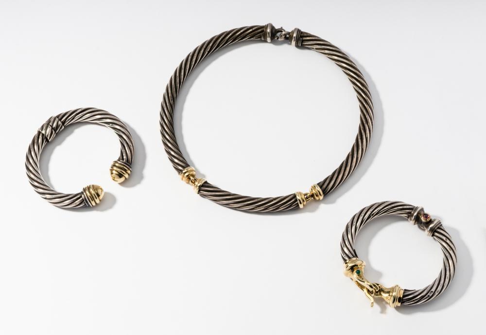 DAVID YURMAN NECKLACE AND TWO
