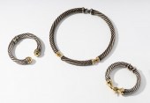 DAVID YURMAN NECKLACE AND TWO