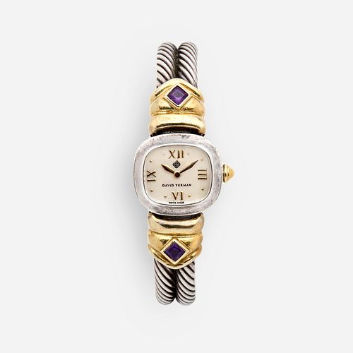 DAVID YURMAN STERLING 2 ROW CABLE