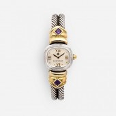 DAVID YURMAN STERLING 2 ROW CA