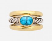 DAVID YURMAN TOPAZ CABLE BAND